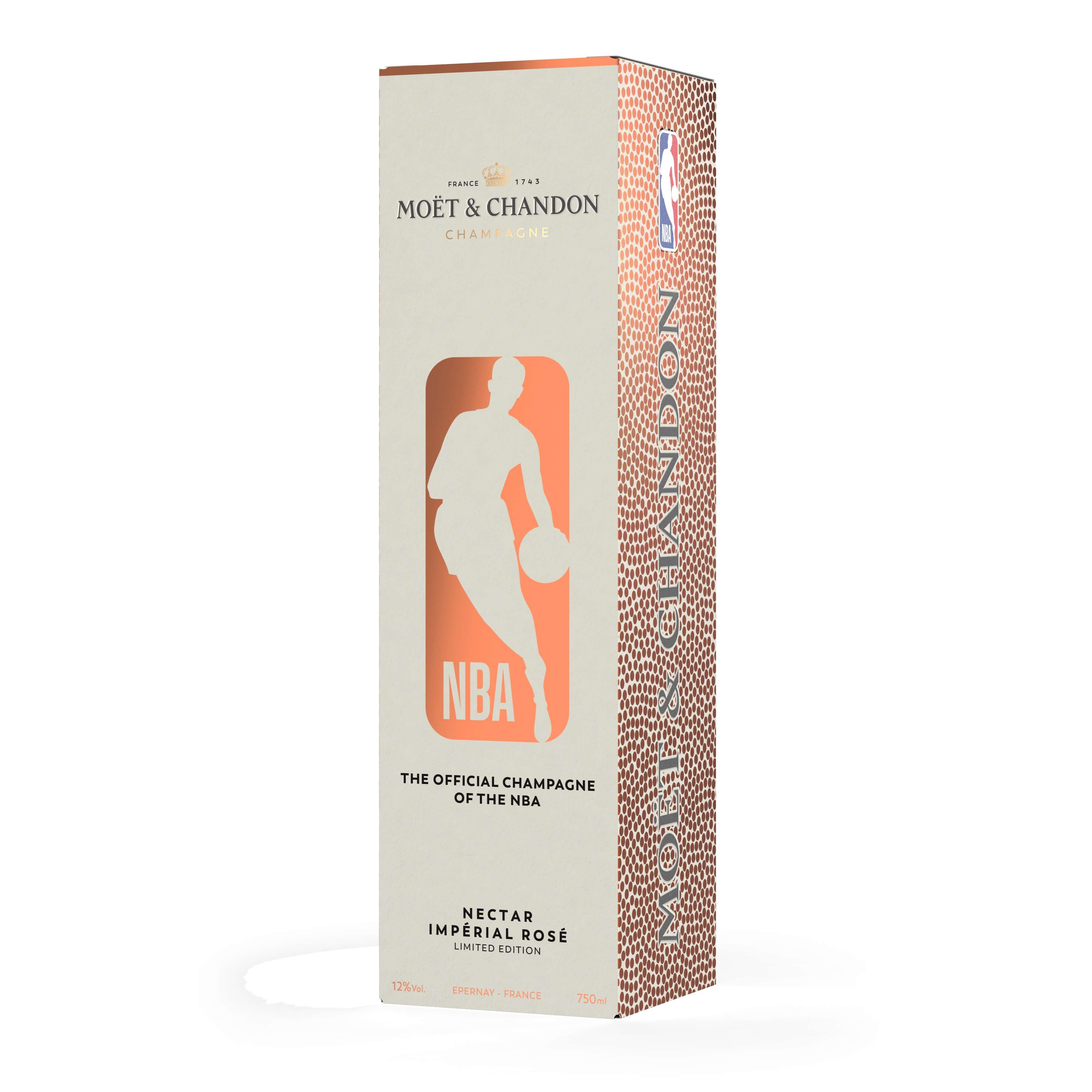 Moët & Chandon Nectar Impérial Rosé Champagne NBA Giftbox